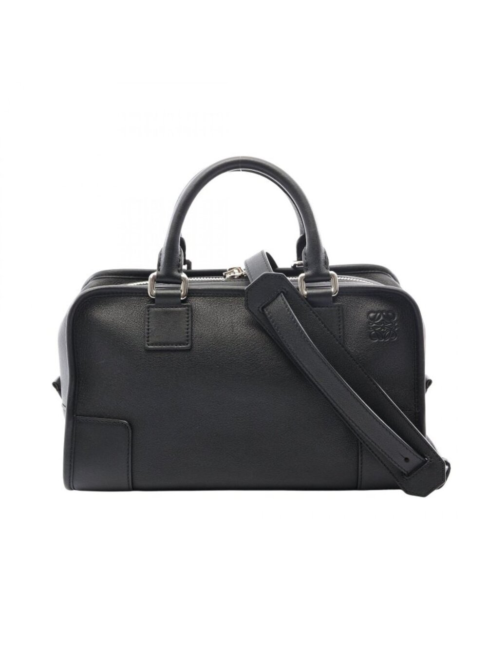 Loewe Handbag Amazona 28.30 Black Leather 28